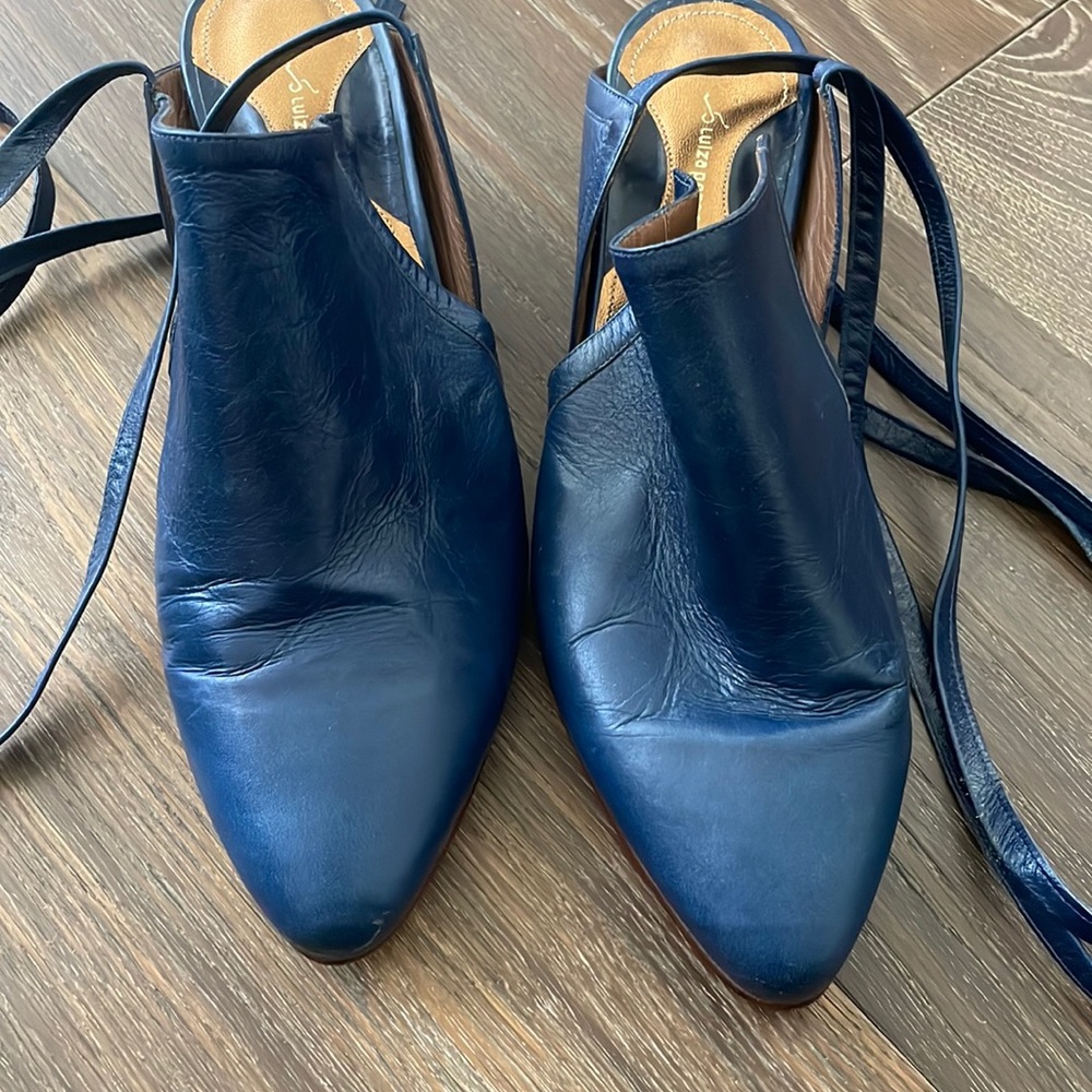 Luiza Perea ankle tie bootie (Anthropologie)